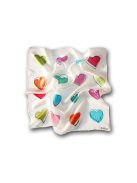 Silk and More HEARTS SMALL SILK SCARF 