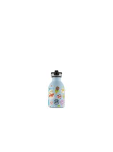   24BOTTLES Kids Urban 250ml rozsdamentes acél kulacs szívószálas kupakkal, Sweet Friends