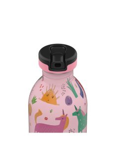   24BOTTLES Kids Urban 500ml rozsdamentes acél kulacs szívószálas kupakkal, Magic Friends