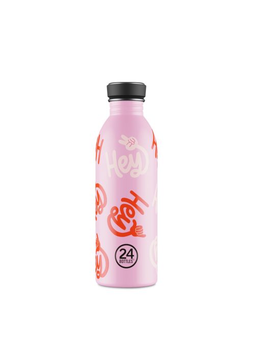 24BOTTLES Urban 500ml rozsdamentes acél kulacs, Hey! Pink