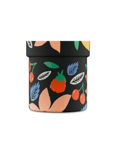   24BOTTLES Straw Cup 800ml rozsdamentes acél bögre szívószállal, Tropical Noir