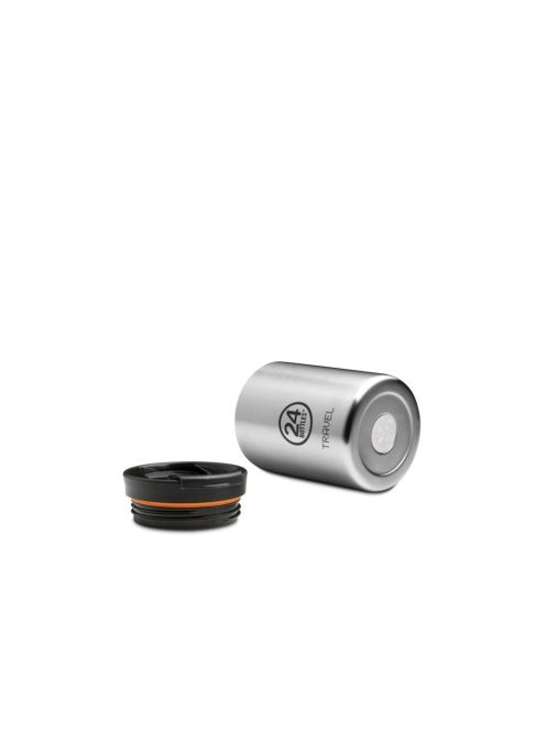 24BOTTLES Travel Tumbler 350ml rozsdamentes acél bögre, Brushed Steel