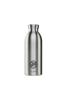   24BOTTLES Clima 500ml rozsdamentes acél termosz, Brushed Steel
