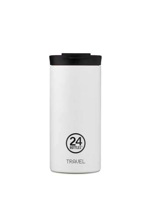 24BOTTLES Travel Tumbler 600ml rozsdamentes acél bögre, Ice White