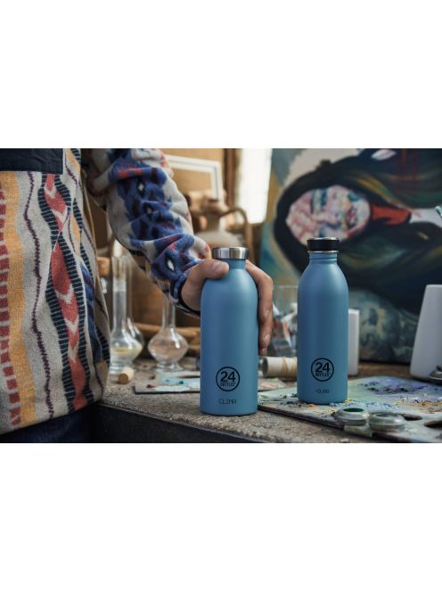 24BOTTLES Urban 500ml rozsdamentes acél kulacs, POWDER BLUE