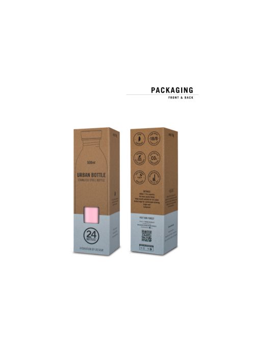 24BOTTLES Urban 500ml rozsdamentes acél kulacs, CITRUS