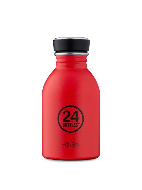 24BOTTLES Urban 250ml rozsdamentes acél kulacs, Hot Red