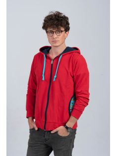 Evetkewear RED MAN ZIP HOODIE - SUSHI