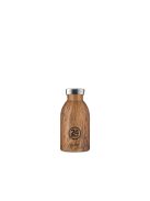 24Bottles Clima 330ml stainless steel insulated water bottle, SEQUOIA WOOD
