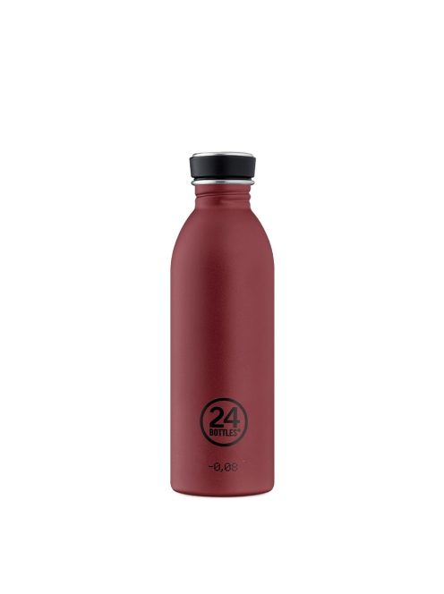 24Bottles Urban 500ml stainless steel water bottle, STONE COUNTRY RED