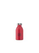24Bottles Clima 330ml stainless steel insulated water bottle HOT RED