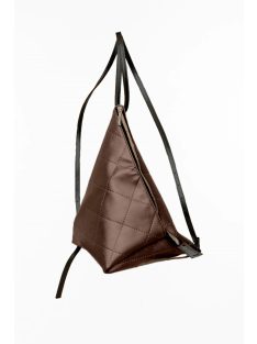 MINI DELTA backpack, Bronzebrown stitched