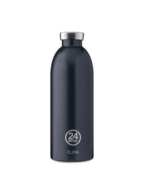 24Bottles Clima 850ml stainless steel, insulated water bottle, RUSTIC DEEP BLUE