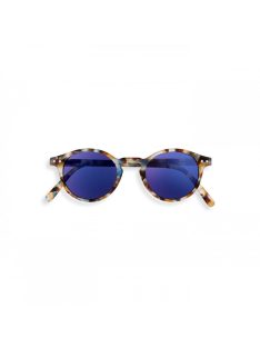 IZIPIZI H sunglasses, blue tortoise, blue mirror lenses