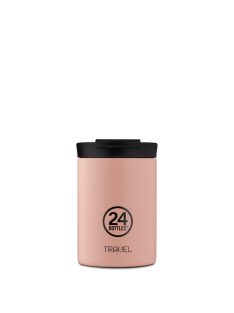   24Bottles Travel Tumbler 350ml rozsdamentes acél bögre, DUSTY PINK