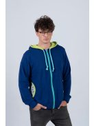 Evetkewear INDIGO MAN ZIP HOODIE - FOX