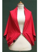 CARDIGAN - GRAY BROWN PEPPER/CORAL RED - SD SD1012 GBP