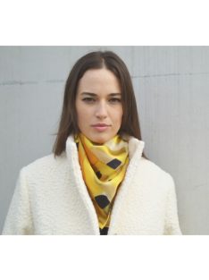 Silk and More MYSTYLE GOLDEN YELLOW SILK SCARF