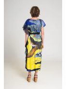 Blue Bird Printed Maxi Dress