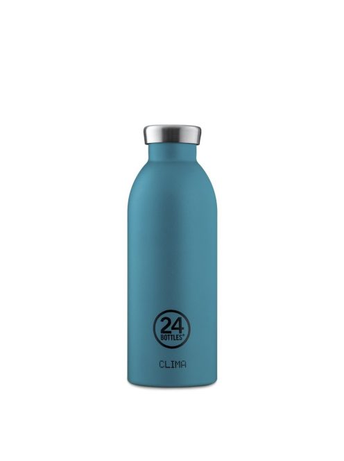 24Bottles Clima 500ml stainless steel insulated water bottle, stone atlantic bay