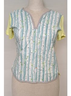 Pitour S/S21 mintás rövidujjú pamut felső