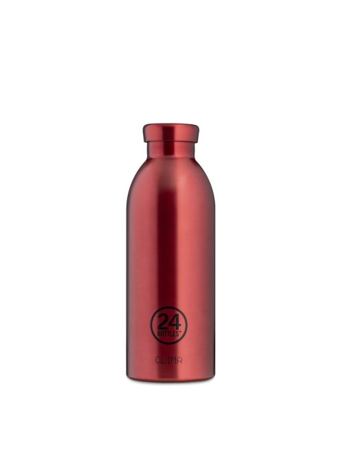 24Bottles Clima 500ml stainless steel insulated water bottle, CHIANTI RED