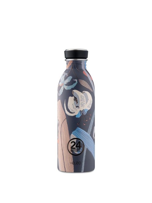 24Bottles Urban 500ml stainless steel water bottle, Navy Lily