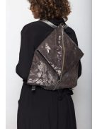 DELTA leather backpack, baroque printed