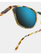 IZIPIZI TRAPEZE E sunglasses, blue tortoise, blue mirror lenses