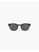 IZIPIZI RETRO C sunglasses, black, grey lenses +0.00