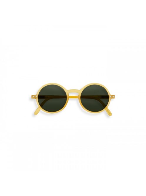 IZIPIZI ROUND Junior G sunglasses, yellow honey, green lenses