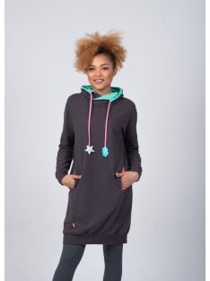 Evetkewear DARK GREY HOODIE - PRINCESS