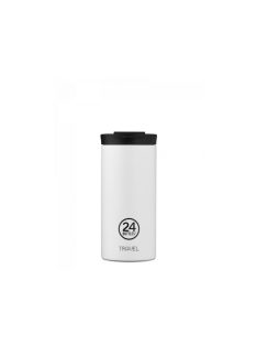   24Bottles Travel Tumbler 600ml rozsdamentes acél bögre, ICE WHITE