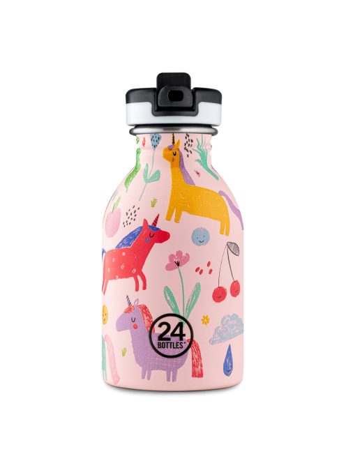 24Bottles Kids Urban 250ml stainless steel water bottle, Magic Friends
