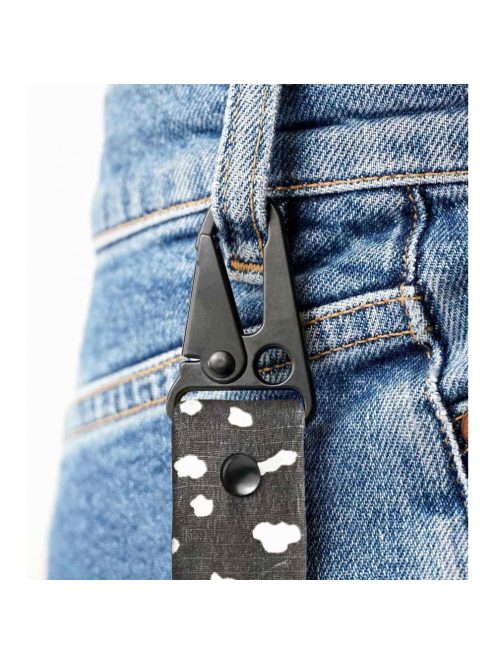 Notabag kulcstartó - Black Sprinkle