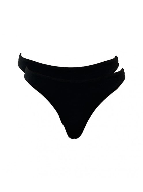 Etre Női Soft Comfort tanga - fekete L 2X