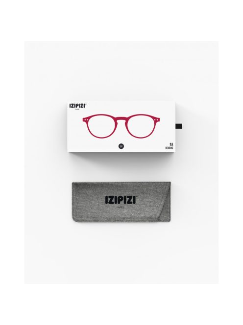 IZIPIZI DISZKRÉT A olvasószemüveg, Cherry Red +2.50