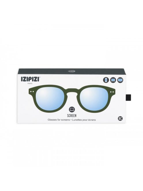 IZIPIZI RETRO C monitor szemüveg, keki, választható dioptria