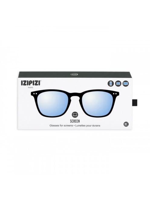 IZIPIZI TRAPÉZ E monitor szemüveg, fekete +1.00